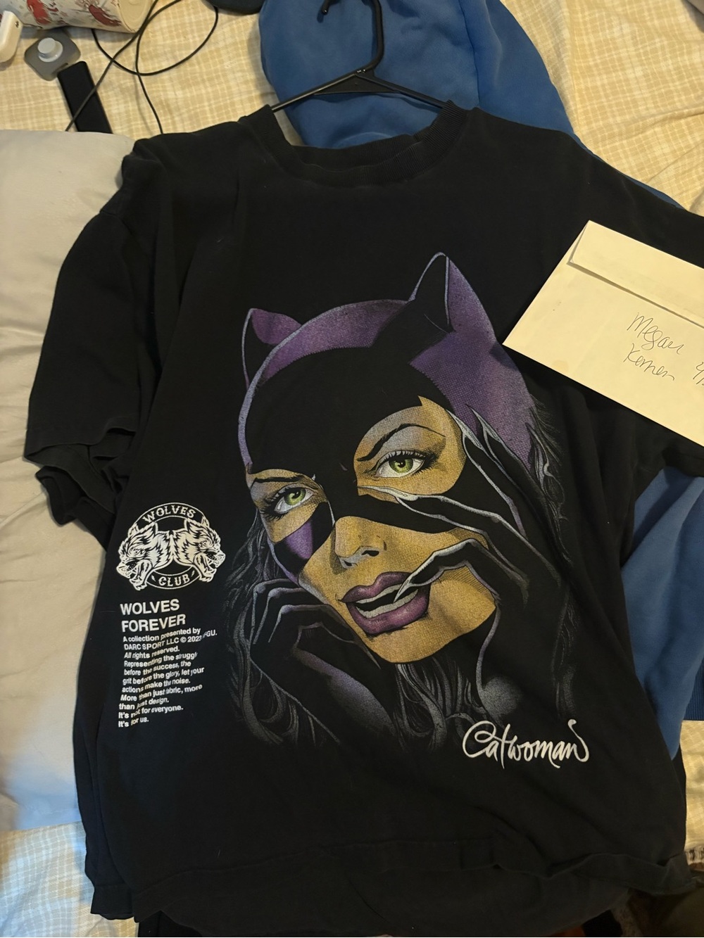 Catwoman Black Graphic Tee Darc sport large